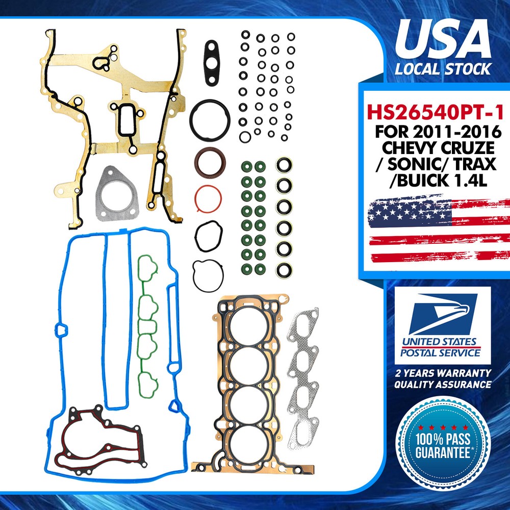 Head Gasket Set With Fit 11-16 Buick Chevrolet Buick 1.4L HS26540PT-1 NEW