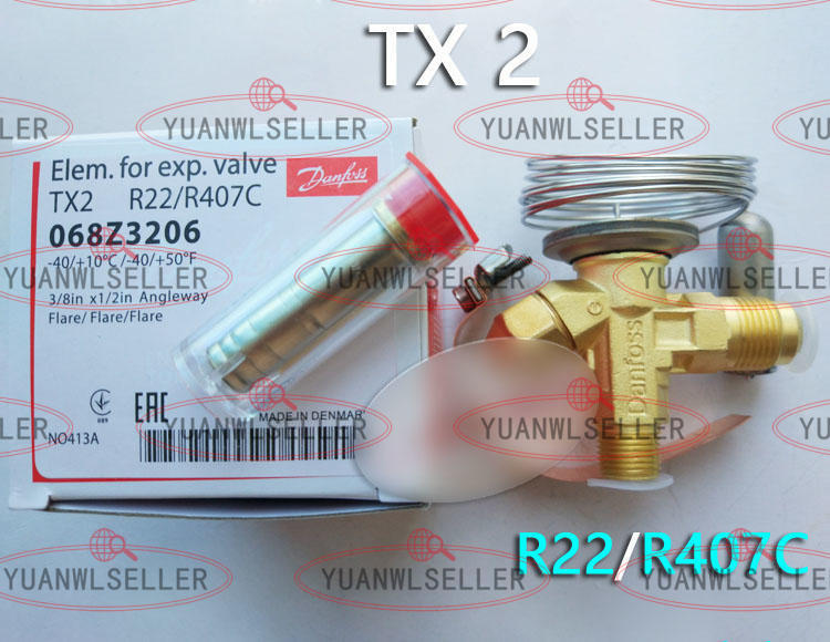 1PC DANFOSS TX2 TEX2 068Z3206 068Z3209 R22/R407C Expansion Valve NEW