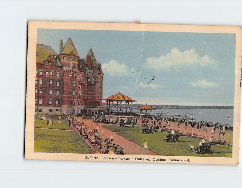 Postcard Dufferin Terrace Quebec Canada