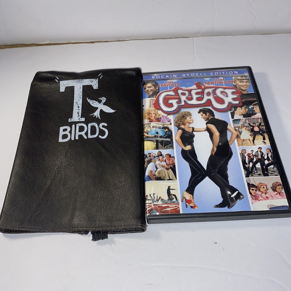 Grease 1978 Rockin Rydell Edition DVD with T-Birds Leather Jacket John Travolta
