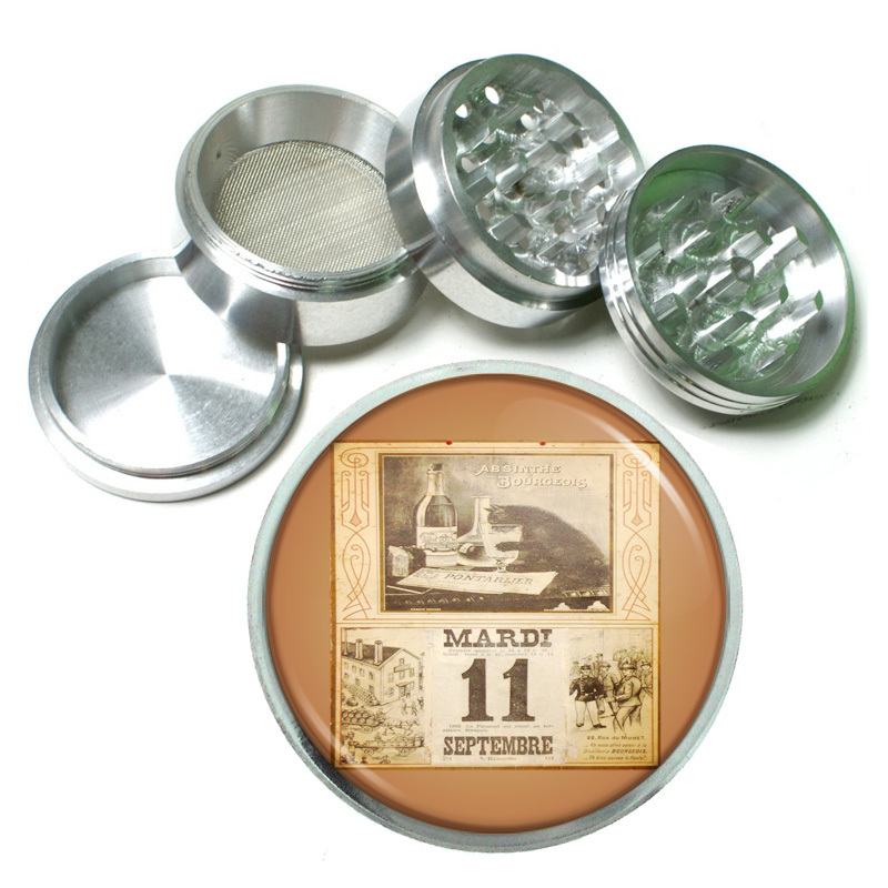 Vintage Poster D224 Aluminum Herb Grinder 2.5