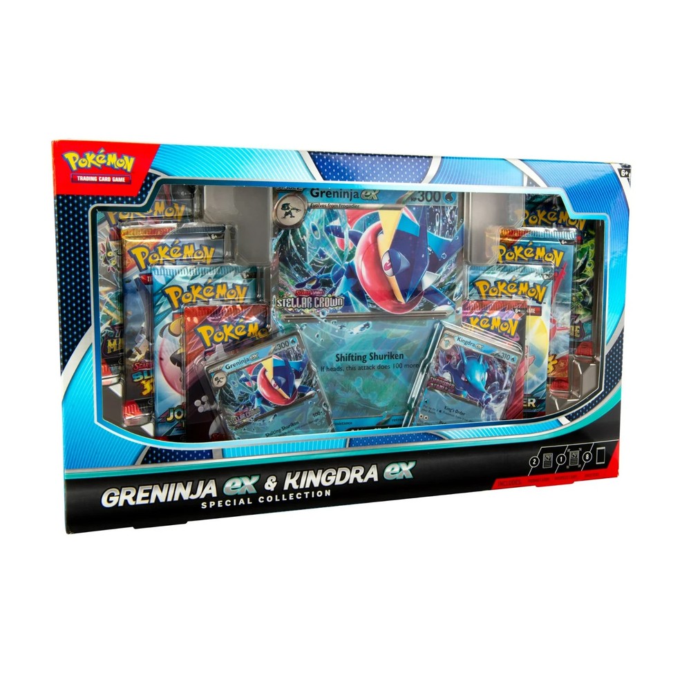 Pokemon TCG: Greninja ex and Kingdra ex Special Collection Box