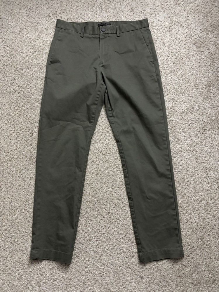 Banana Republic Pants Mens 31x29 Dark Olive Core Temp Summer Chino Lightweight