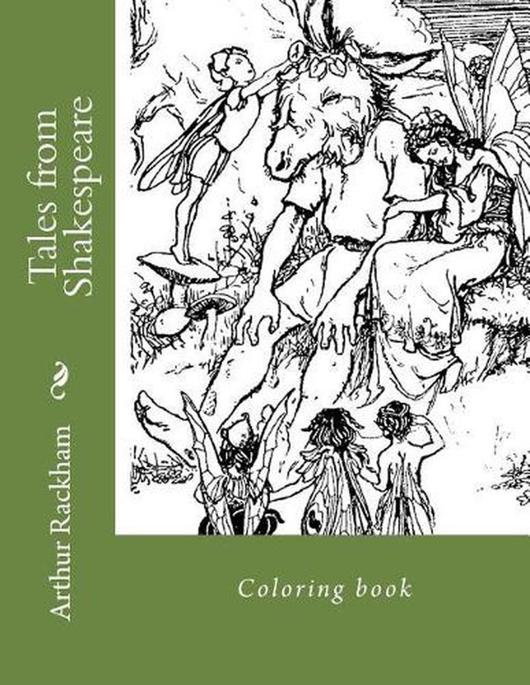 Tales from Shakespeare: Coloring book by Arthur Rackham (English) Paperback Book