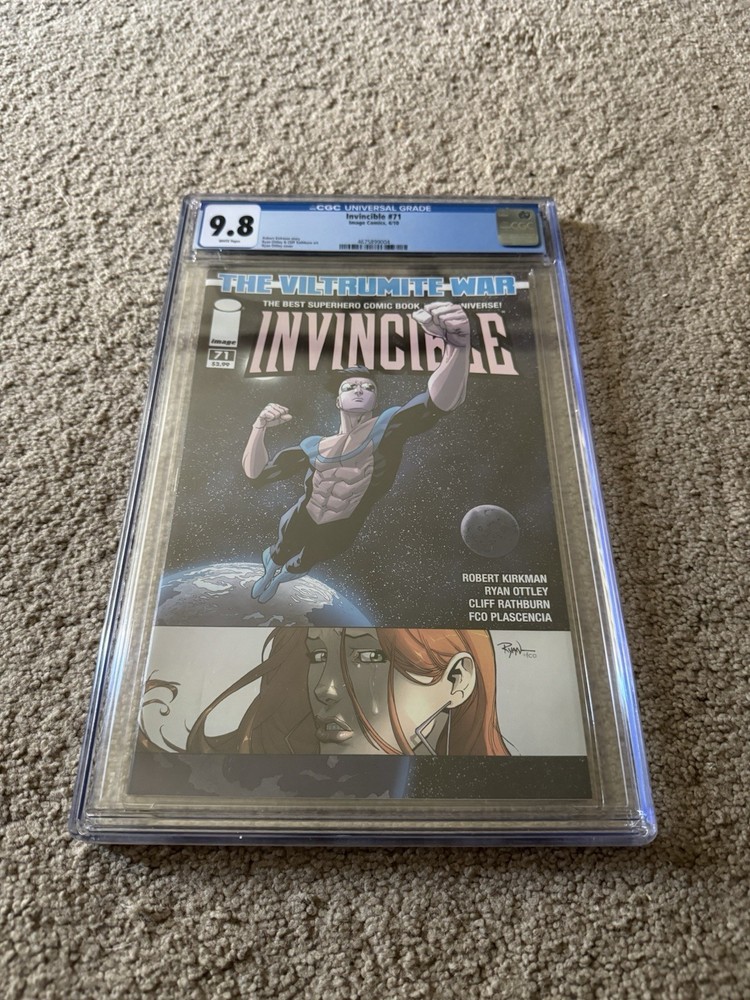 Invincible #71 (2010) Image Comics CGC 9.8 White Pages LOW POP KEY ISSUE