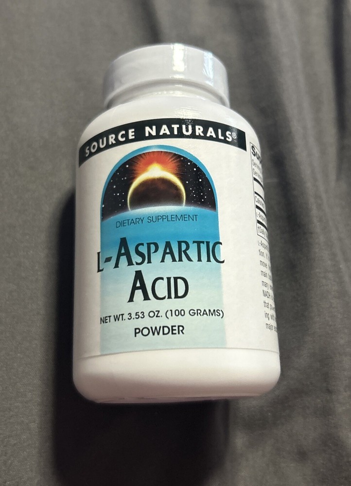 Source Naturals L-Aspartic Acid Free Form Powder 3.53 oz-image