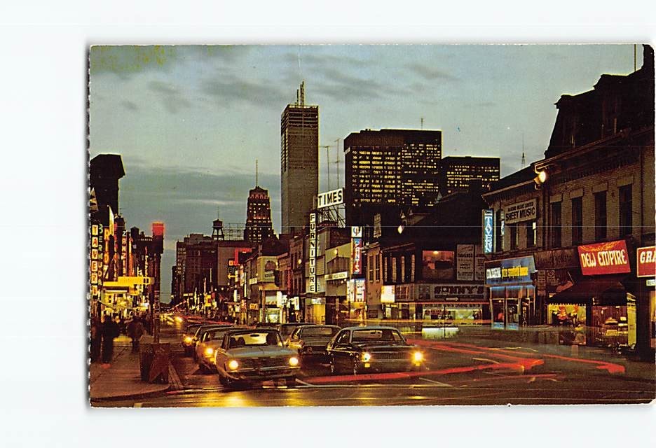 Postcard Yonge Street Toronto Ontario Canada