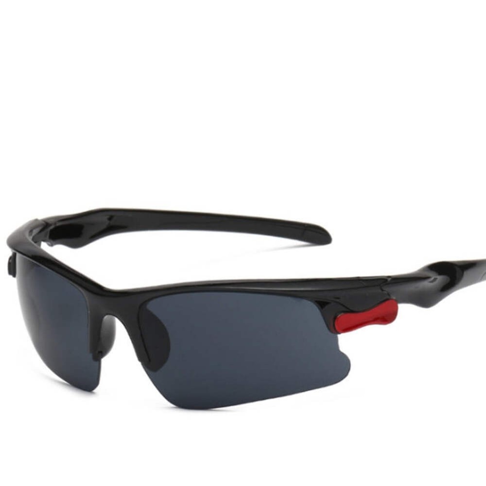 Windproof Sports Sunglasses with UV400 Protection and PC Frame & Lens for Outdoo