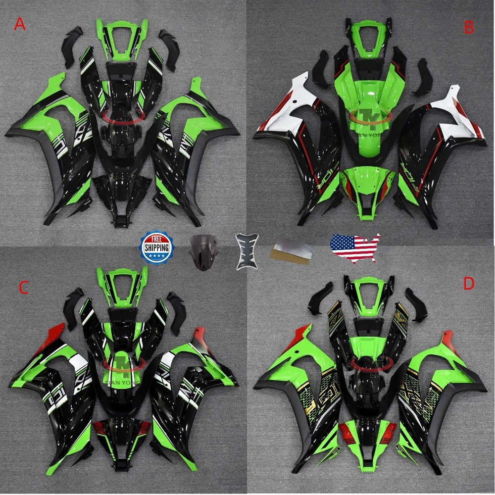 Plastic Bodywork For 2011 2012 2013 14 2015 Kawasaki ZX10R ABS Fairings Bodywork