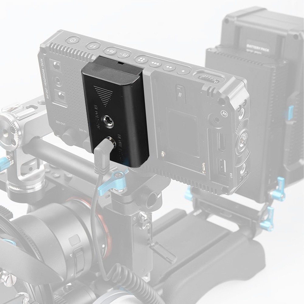 Dummy Battery with DC Elbow Cable Output 7.4V/3A for  NP‑F550 NP‑F570