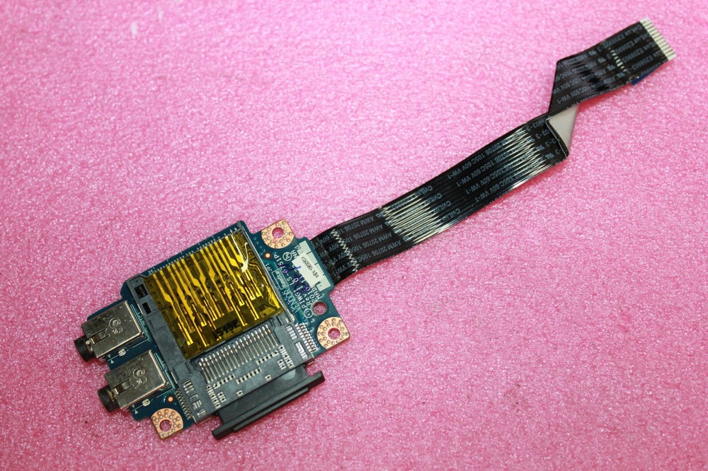 Genuine Lenovo G570 G575 SD Card Reader Audio Board with Cable LS-6751P