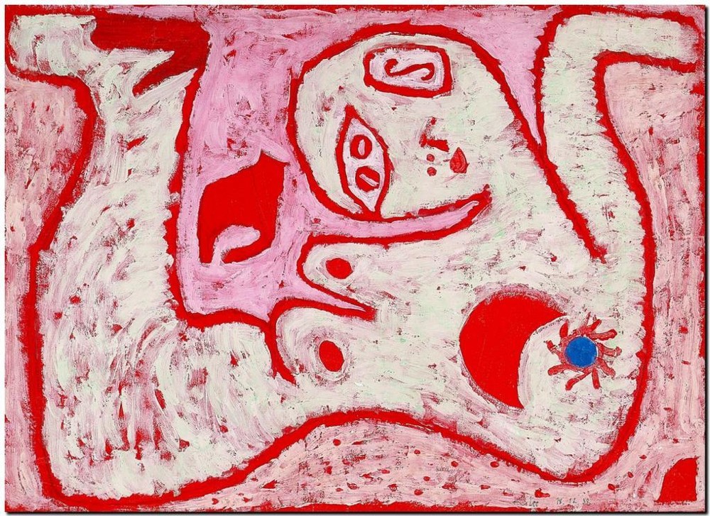 PAUL KLEE ABSTRACT ART ~ A Woman for Gods ~ *FRAMED* CANVAS PRINT 16