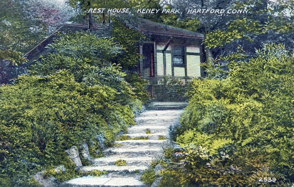 Rest House Keney Park Hartford Connecticut Postcard