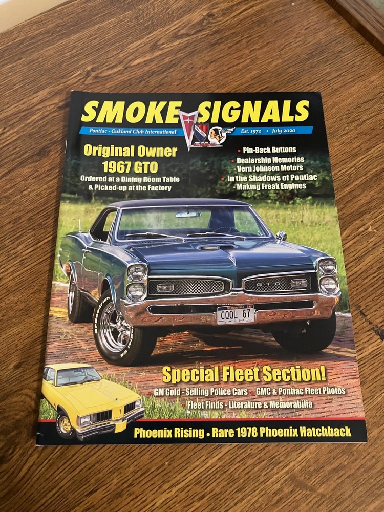 *Vintage Back Issue of Smoke Signals Magazine July 2020