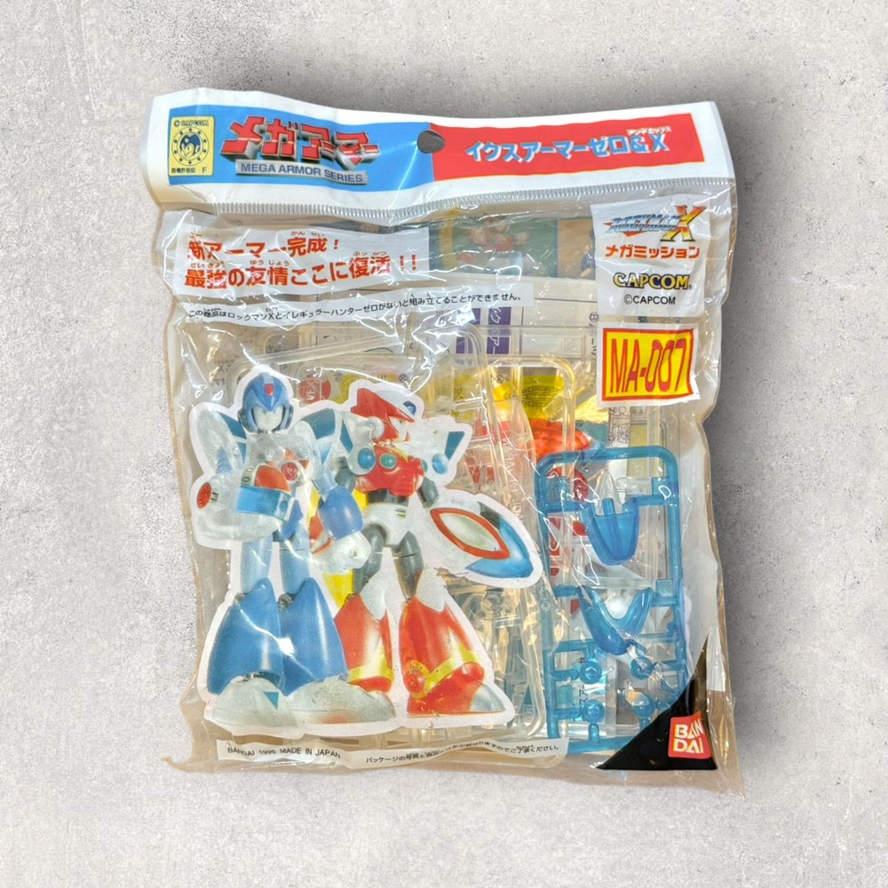Bandai 1996 Rockman Mega Man Armor Series MA-007 EX Armor Zero&X Model Kit