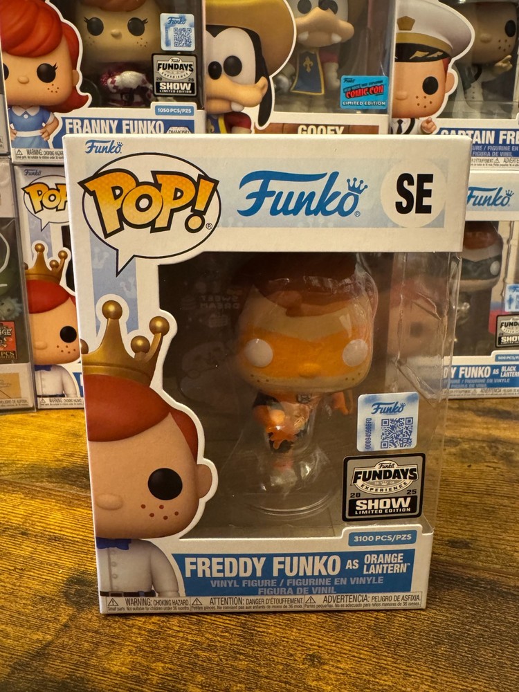 Funko Fundays Quest For The Grail 2025 Freddy As Orange Lantern Le3100 Hollywood