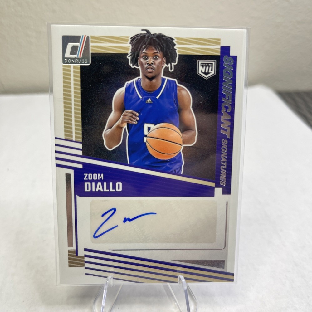 2025-26 Panini Donruss - ZOOM DIALLO RC - Significant Signatures - Rookie Auto