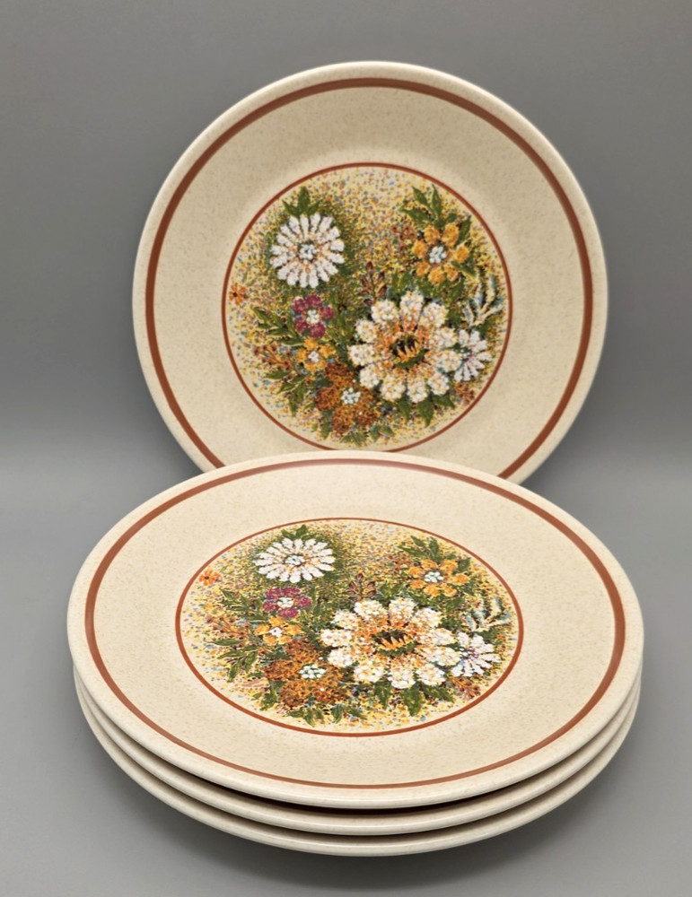 Vintage Lenox Temperware Magic Garden Salad Plates 8