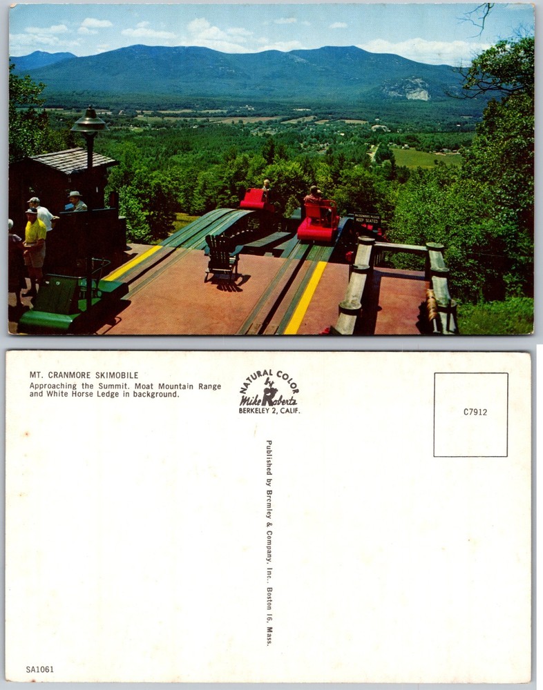 Mt Cranmore Skimobile North Conway NH Postcard