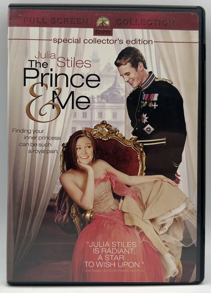 The Prince & Me DVD Special Collector's Edition Julia Stiles Luke Mably 2004