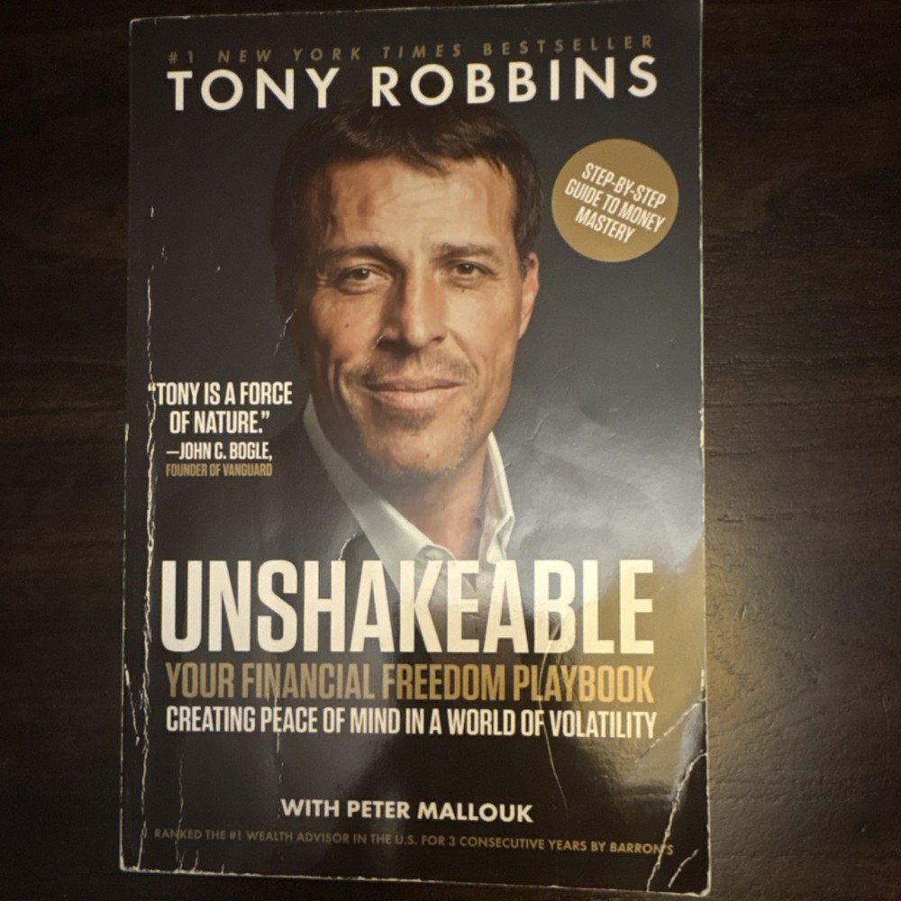 Tony Robbins & Peter Mallouk Unshakeable Paperback Personal Finance Book