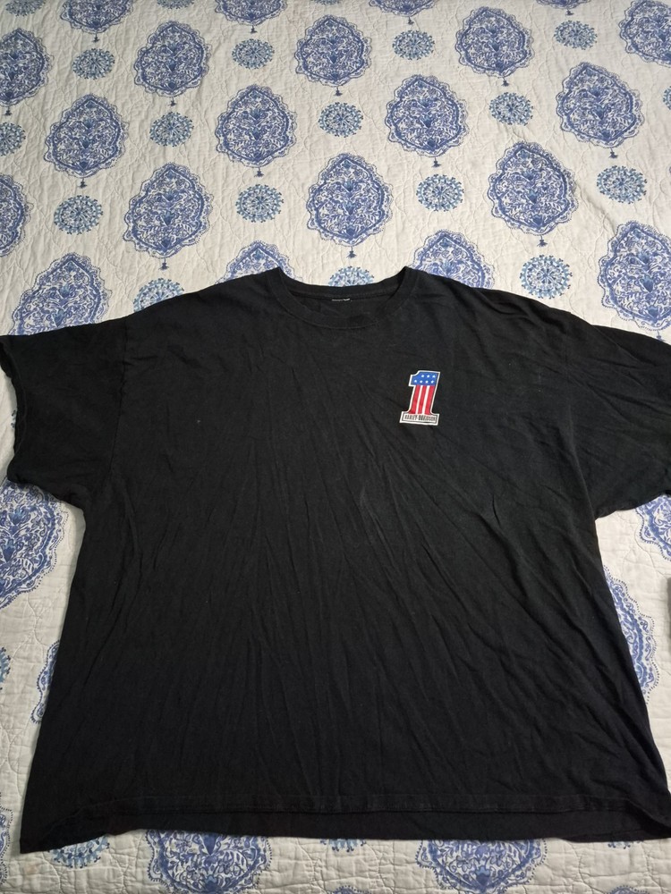 Harley Davidson Men's Motorcycles Black Shirt Size 3XL Denton, County, TX