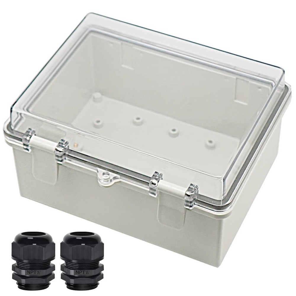 ABS Plastic IP65 Waterproof Dustproof Hinged Electrical Junction Box-image