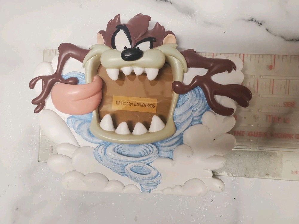 Warner Bros Looney Tunes TAZ Tasmanian Devil Tornado Photo Picture Frame - 2001