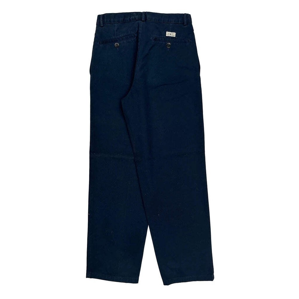 Ralph Lauren Pleated Chinos - 29W 30L Navy Cotton