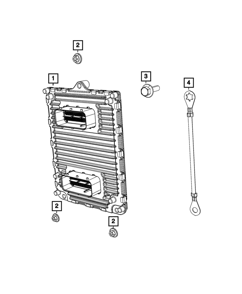 Genuine Mopar Engine Controller Module 68391377AA