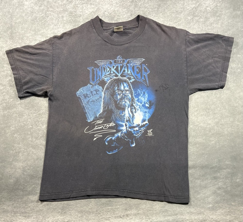 Vintage The Undertaker T Shirt Lord Of Darkness Wrestling WWF WWE Size L