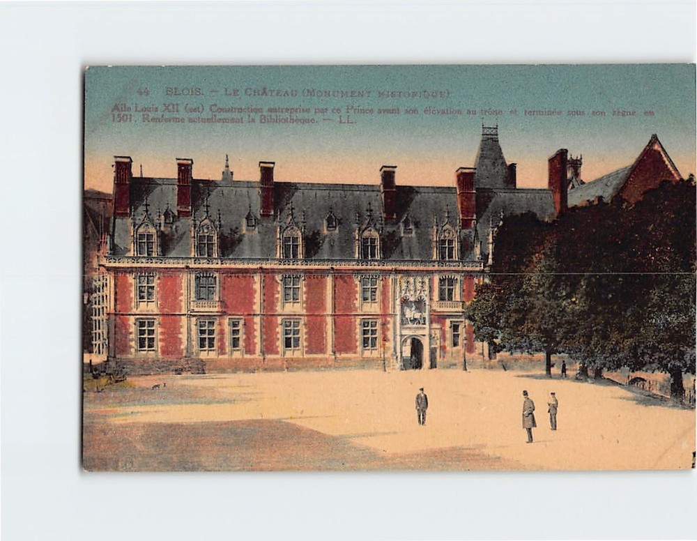 Postcard Le Chateau Blois France