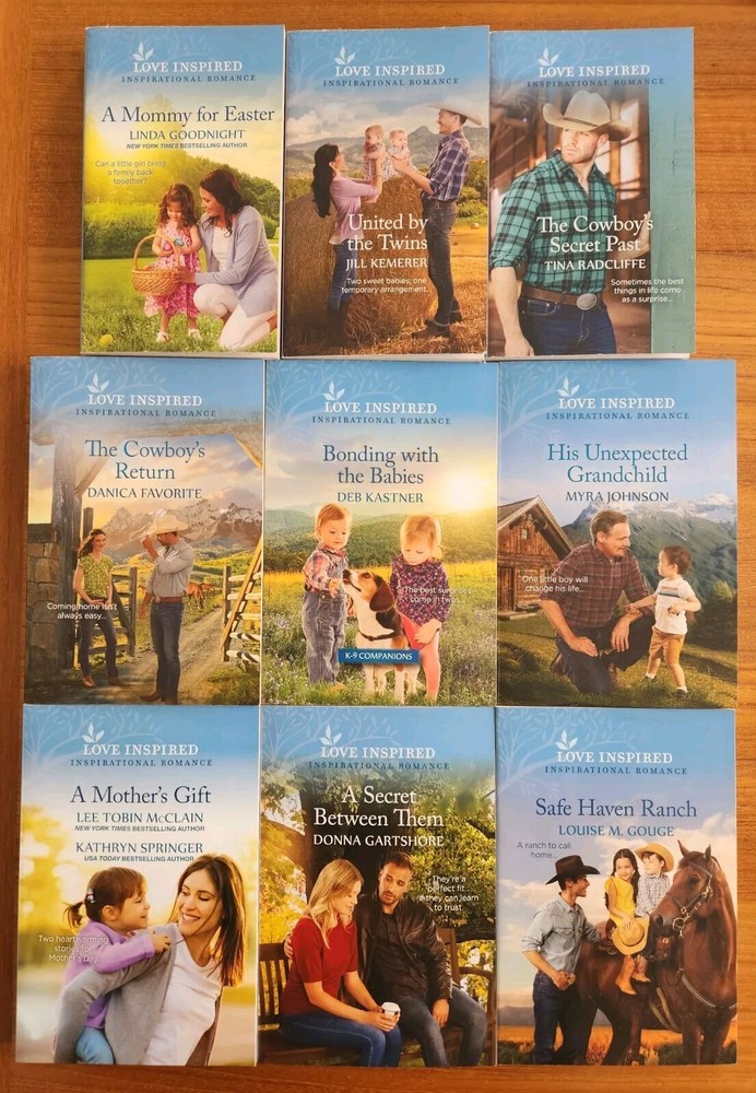 Harlequin LOVE INSPIRED March April May 2024 Inspirational Romance 9 BOOKS Faith