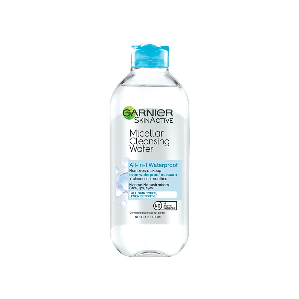 Micellar Water for Waterproof Makeup, Hydrating Facial Cleanser & Makeup Remover