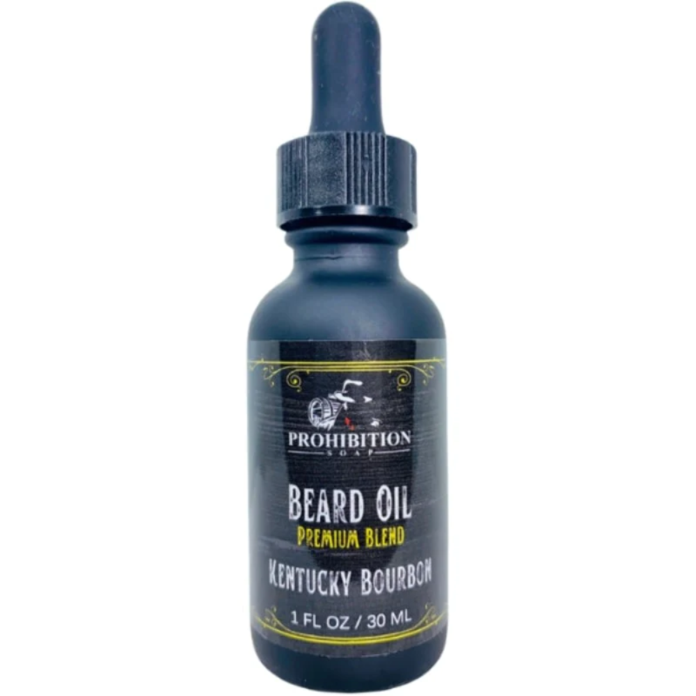 Prohibition Soap Beard Oil | Kentucky Bourbon | With Organic Jojoba and Argan Oi