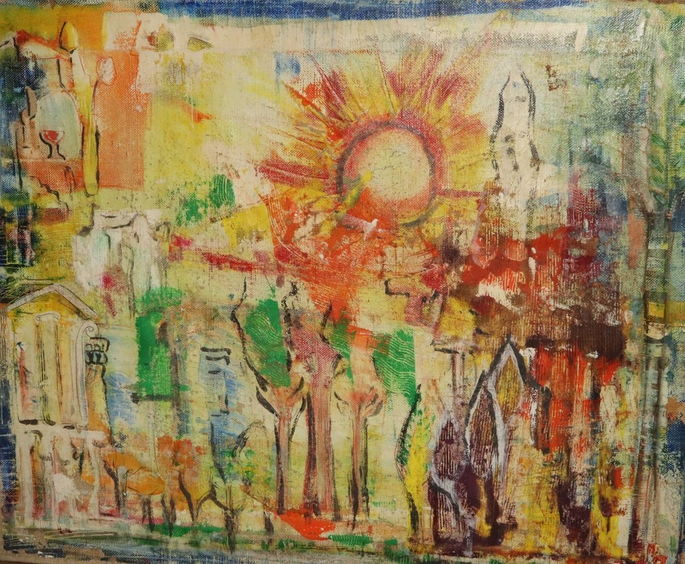 Contemporary European oil painting landscape