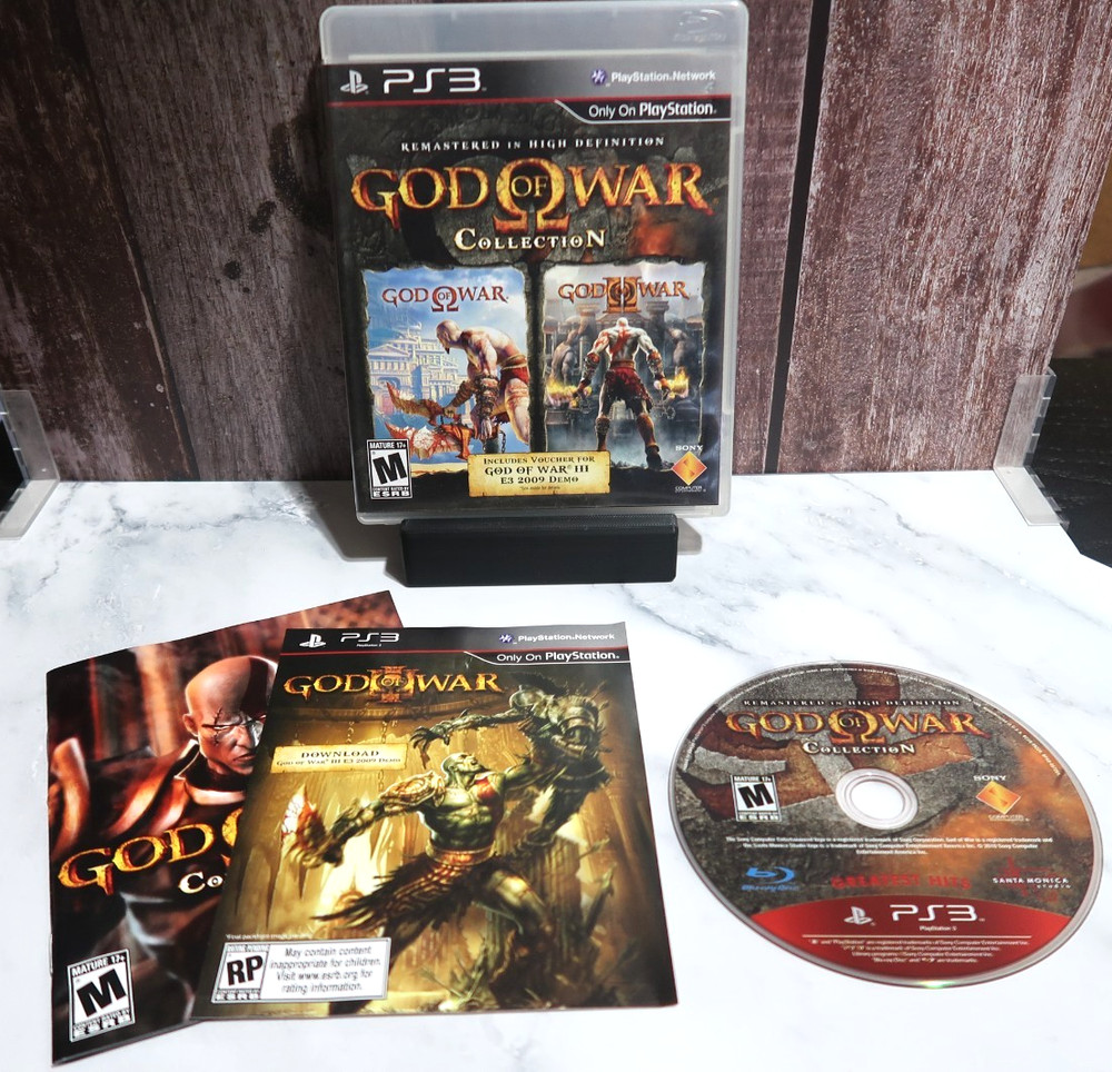 God of War Collection (Sony Playstation 3 PS3, 2009) CIB TESTED WORKING