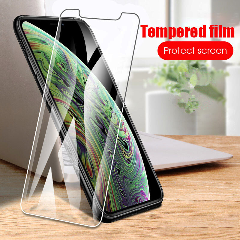 Transparent Tempered Glass For iPhone 14 Pro 13 12 11 XR 7 SE 8 Screen Protector