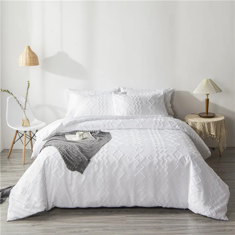 Euro Duvet Cover Sets Bedding Set Comforter Cover with Pillowcase No Bed Linen