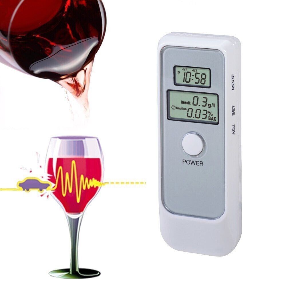 Handheld Digital Dual LCD Blood Alcohol Tester Analyzer Breathalyzer Detector $$