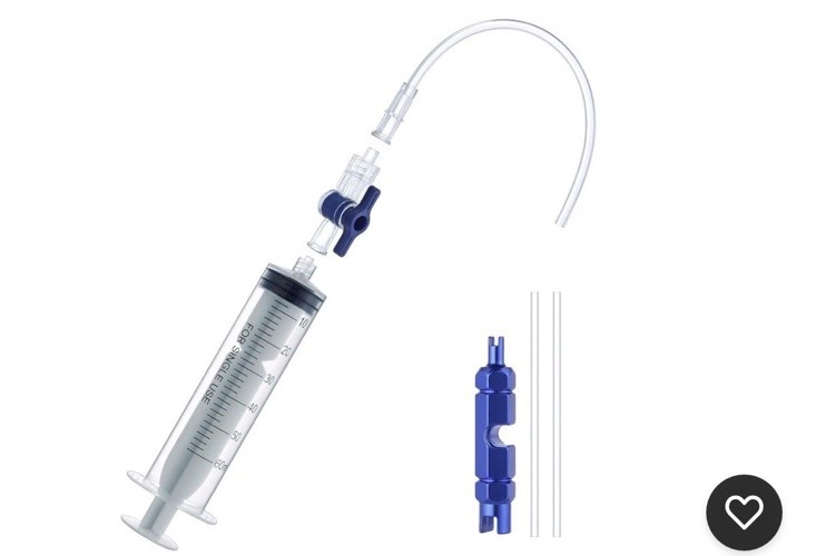 60ML Tubeless Bike Tire Sealant Syringe Injector for No-Tube Cycling