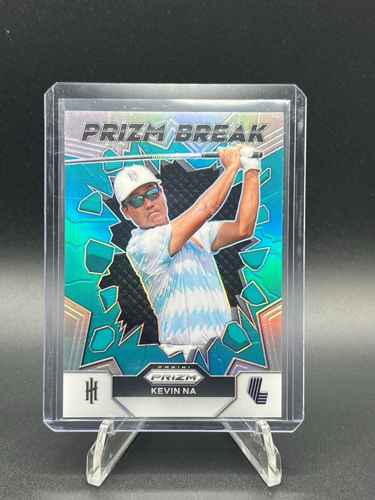 Kevin Na 2024 Panini Prizm LIV Golf Teal #/199 Iron Heads GC #15 Prizm Break