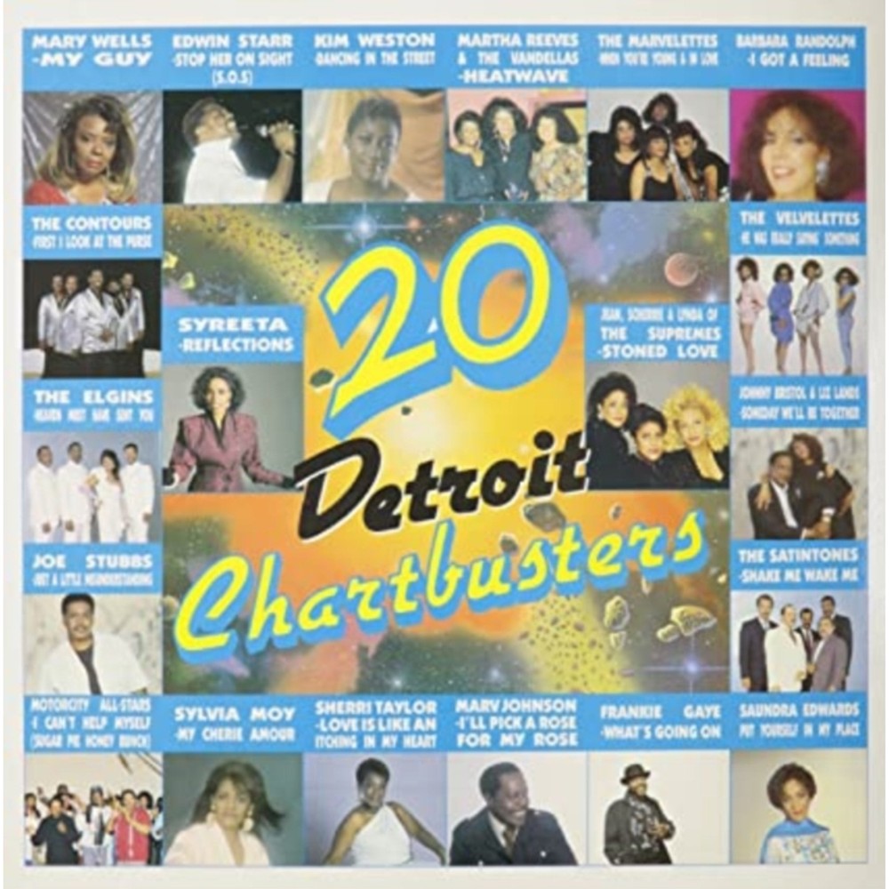Edwin; Mary Wells; Martha Reeves Starr - 20 Detroit Chartbusters [New LP Vinyl]