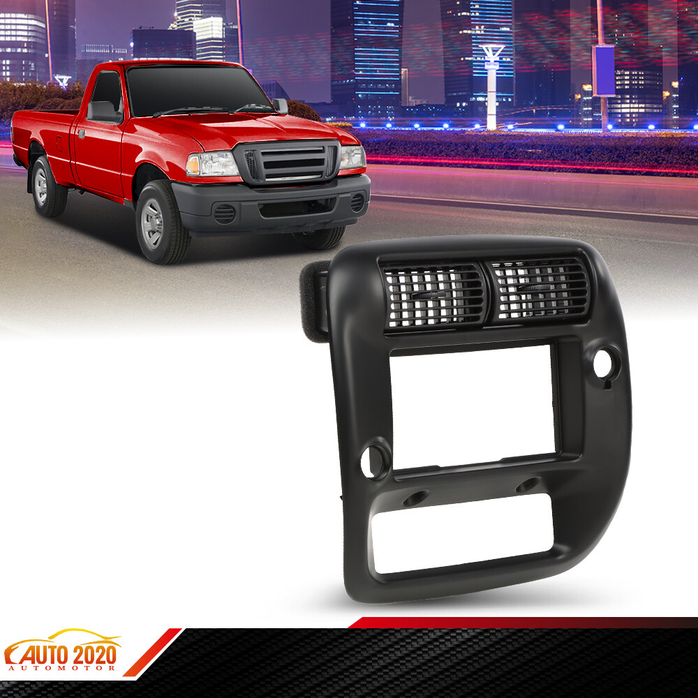 Fit For 97-01 Explorer 97-06 Ranger Center Dashboard Radio Panel Vent Trim Black