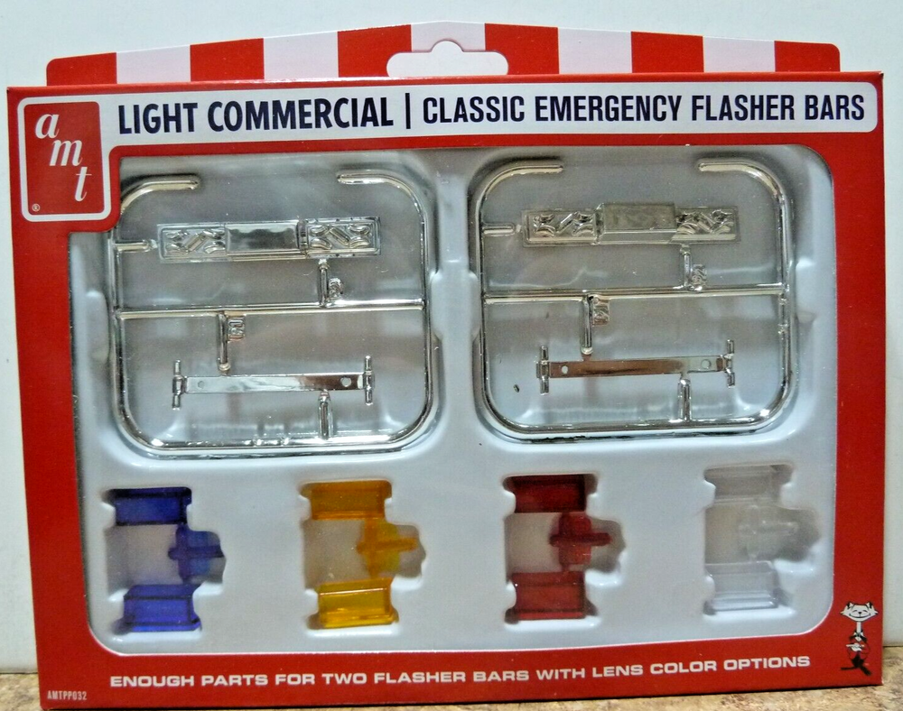 1/25 Scale AMT Classic Emergency Flasher Parts Pack Model Kit PP032