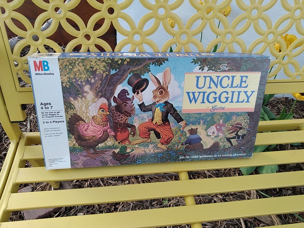 1988 Milton Bradley 4-7+ 2 Players The Uncle Wiggily Complete Board Game
