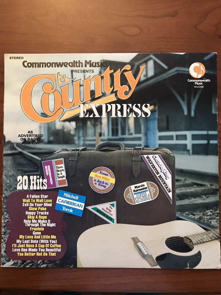 Commonwealth Music Presents Country Express LP Record