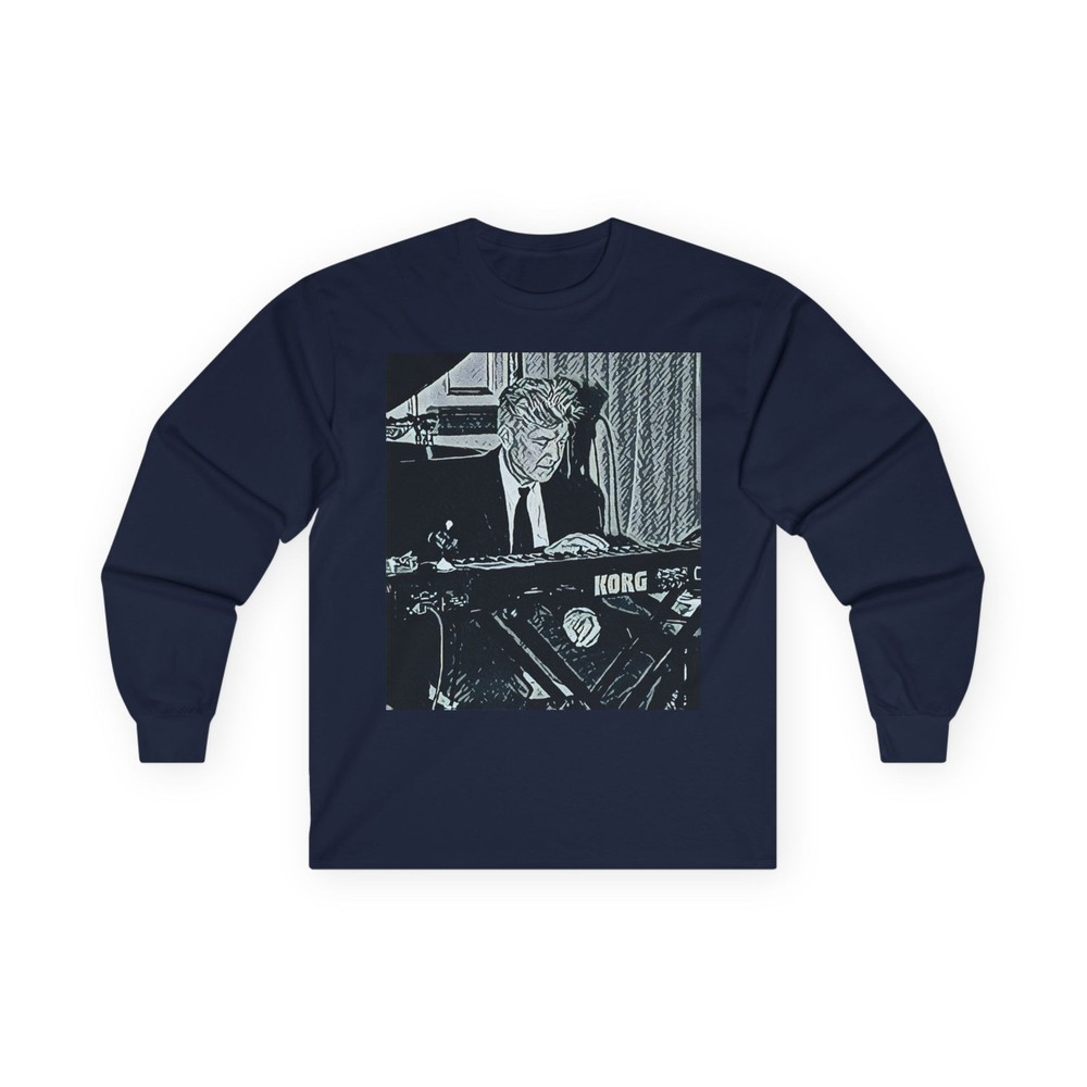 David Lynch Korg Graphic Print Long Sleeve Unisex Tee Shirt Ultra Cotton Gift