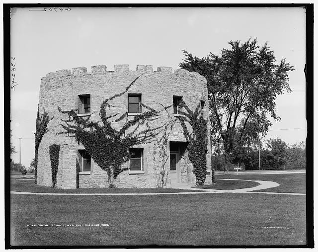 Photo:The Old round tower, Fort Snelling, Minn.