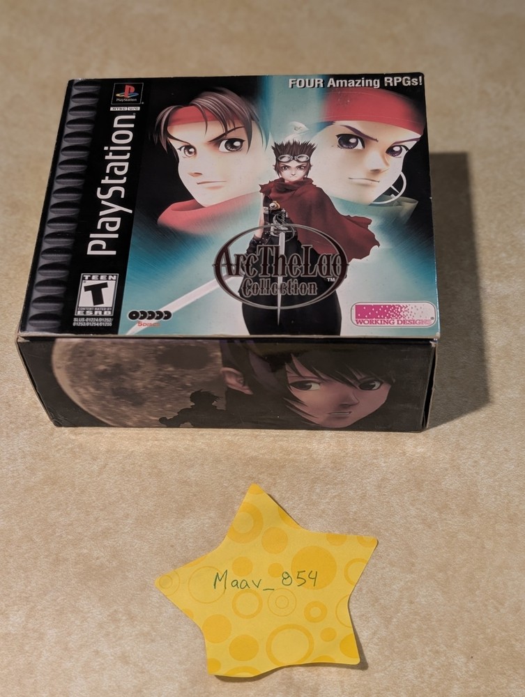 Working Designs Arc the Lad Collection Collector's Edition PS1 NTSC-U/C T 2002